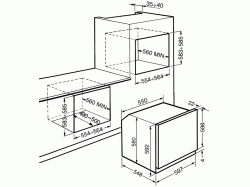 Духовой шкаф Smeg - SF 800 B