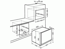 Духовой шкаф Smeg - SFP 805 PO