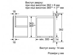 Микроволновая печь встраиваемая Bosch - BFR 634 GB 1