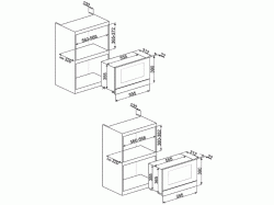 Микроволновая печь встраиваемая Smeg - MP 822 PO