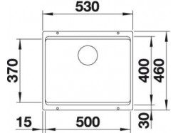 Мойка кухонная Blanco - 522231 ETAGON 500-U