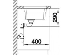 Мойка кухонная Blanco - 522231 ETAGON 500-U