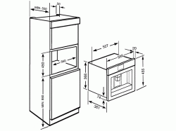 Кофеварка встраиваемая Smeg - CMS 8451 P