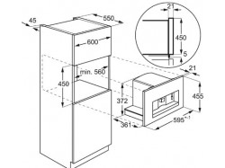 Кофеварка встраиваемая AEG - KKE 884500 B