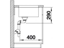 Мойка кухонная Blanco - 522971 ANDANO 700-U