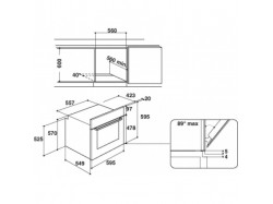 Духовой шкаф Indesit - IFW 3844 HIX
