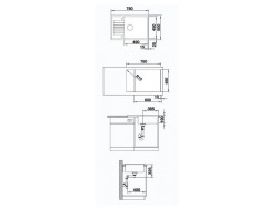 Мойка кухонная Blanco - 523273 ZIA XL 6S COMPACT