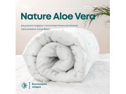 Ковдра ПРИРОДА "MEMBRANA PRINT" ALOE VERA 150*210 см 350г
