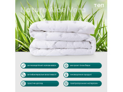 Ковдра ПРИРОДА "MEMBRANA PRINT" ALOE VERA 150*210 см 350г