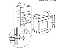 Духовой шкаф Electrolux - OPEB 2520 R