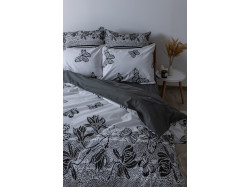 Комплект постільної білизни ТЕП "Soft dreams" Black Butterfly, 70x70 сімейний