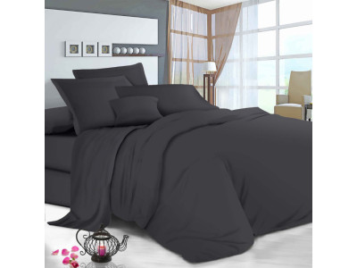 Простирадло на гумці Manner Graphite SoundSleep бязь 90х200 см