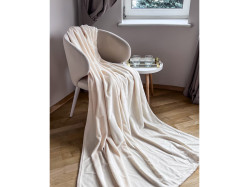 Плед велсофт Manner Beige ТМ Emily 300 г/м2 150х200 см