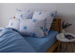 Комплект постільної білизни ТЕП "Soft dreams" Morning Star Blue, 70x70 двоспальний