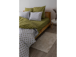 Комплект постільної білизни "ТЕП" Olive Dots, 70x70 євро