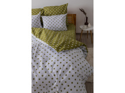 Комплект постільної білизни "ТЕП" Olive Dots, 70x70 євро