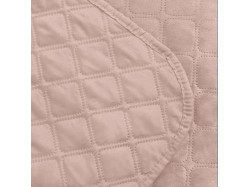 Покривало ТЕП "VELOUR" 220*240 см пудра ромб круглий