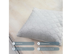 Подушка декоративна "VELOUR" 40*40 см світло-сірий