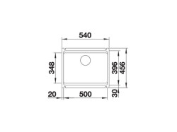 Мойка кухонная Blanco - 525149 ETAGON 500-U
