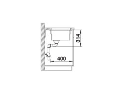 Мойка кухонная Blanco - 525149 ETAGON 500-U