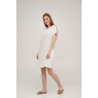 Сукня коротка Linen SoundSleep біла розмір m