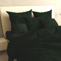 Простирадло на гумці Stripy Green SoundSleep бязь 90х200 см