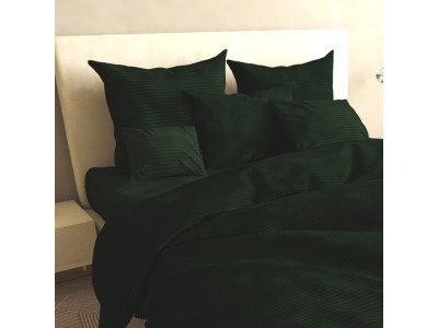 Простирадло на гумці Stripy Green SoundSleep бязь 90х200 см