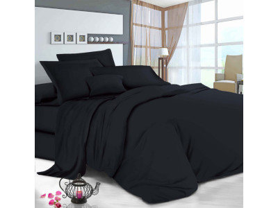Простирадло на гумці Manner Dark Grey SoundSleep бязь 90х200 см
