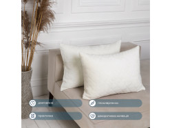 Подушка декоративна "VELOUR" 50*70 см молочний