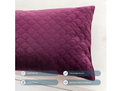 Подушка декоративна "VELOUR" 50*70 см бордовий