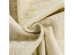 Покривало ТЕП "VELOUR" 150*210 см бежевий ромб круглий