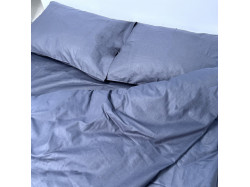 Комплект постільної білизни Monoton Grey SoundSleep бязь полуторний