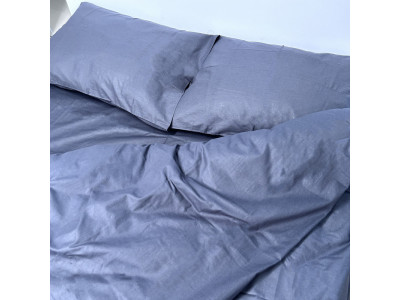 Комплект постільної білизни Monoton Grey SoundSleep бязь полуторний