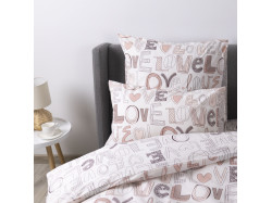 Комплект постільної білизни ТЕП "Happy Sleep" Нотатки кохання, 50x70 сімейний
