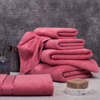 Рушник махровий Rossa SoundSleep темно-рожевий 70x140 см