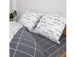 Комплект постільної білизни ТЕП "Soft dreams" White Look, 70x70 двоспальний