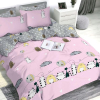 Простирадло Lovely kitten pink SoundSleep бязь 150х220 см