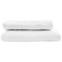 Рушник махровий готельний SoundSleep Crystal білий 500гм2 40х70 см