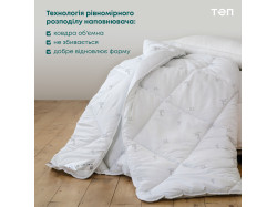 Ковдра ПРИРОДА "MEMBRANA PRINT" PURE WOOL 150*210 см