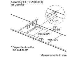 Аксессуары для варочной поверхности Bosch - HEZ 394301