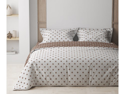 Комплект постільної білизни "ТЕП" Cappuccino Dots, 70x70 сімейний