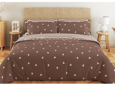 Комплект постільної білизни ТЕП "Soft dreams" Cappuccino Night, 70x70 євро