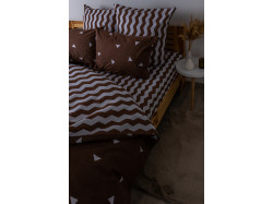 Комплект постільної білизни ТЕП "Soft dreams" Cappuccino Night, 70x70 євро