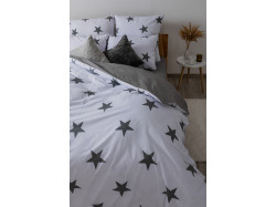 Комплект постільної білизни ТЕП "Soft dreams" Morning Star Grey, 70x70 двоспальний