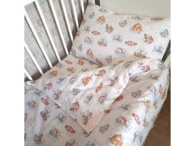 Комплект постільної білизни дитячий Sleepig animals SoundSleep фланель