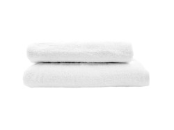 Рушник махровий готельний SoundSleep Crystal білий 500гм2 50х90 см