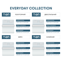 Комплект постільної білизни "Everyday collection" двоспальний Black and Yellow