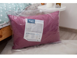 Подушка "SLEEPCOVER LIGHT" 50*70 см (650г) (microfiber) Бордовий