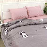Комплект постільної білизни French bulldog SoundSleep полуторний