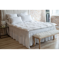 Ковдра пухова 90% сірий пух зимова SoundSleep Zero gravity 155х210 см 1000г